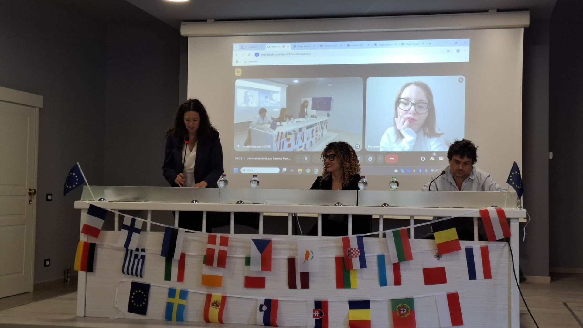inaugurazione scuola ambasciatrice parlamento europeo