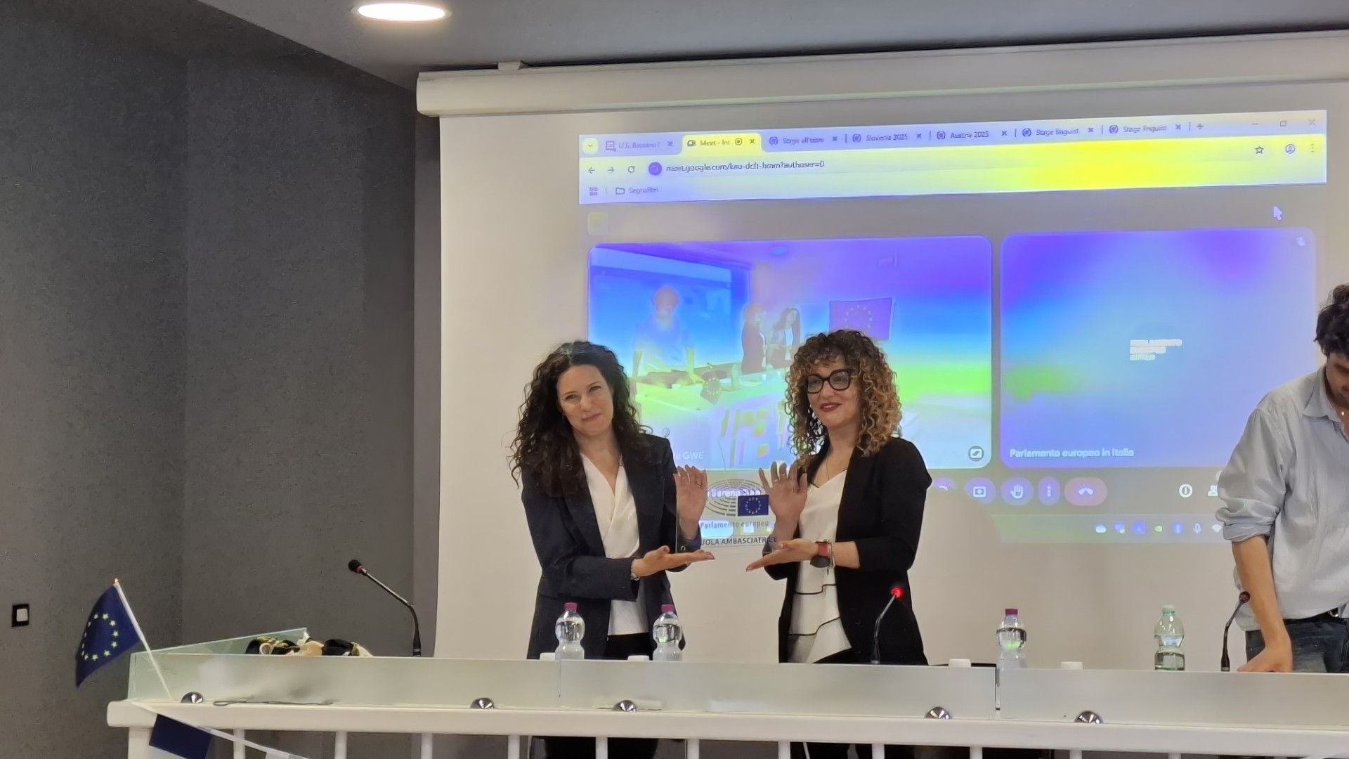 inaugurazione scuola ambasciatrice parlamento europeo
