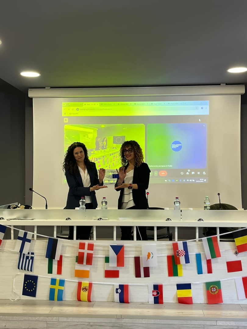 inaugurazione scuola ambasciatrice parlamento europeo